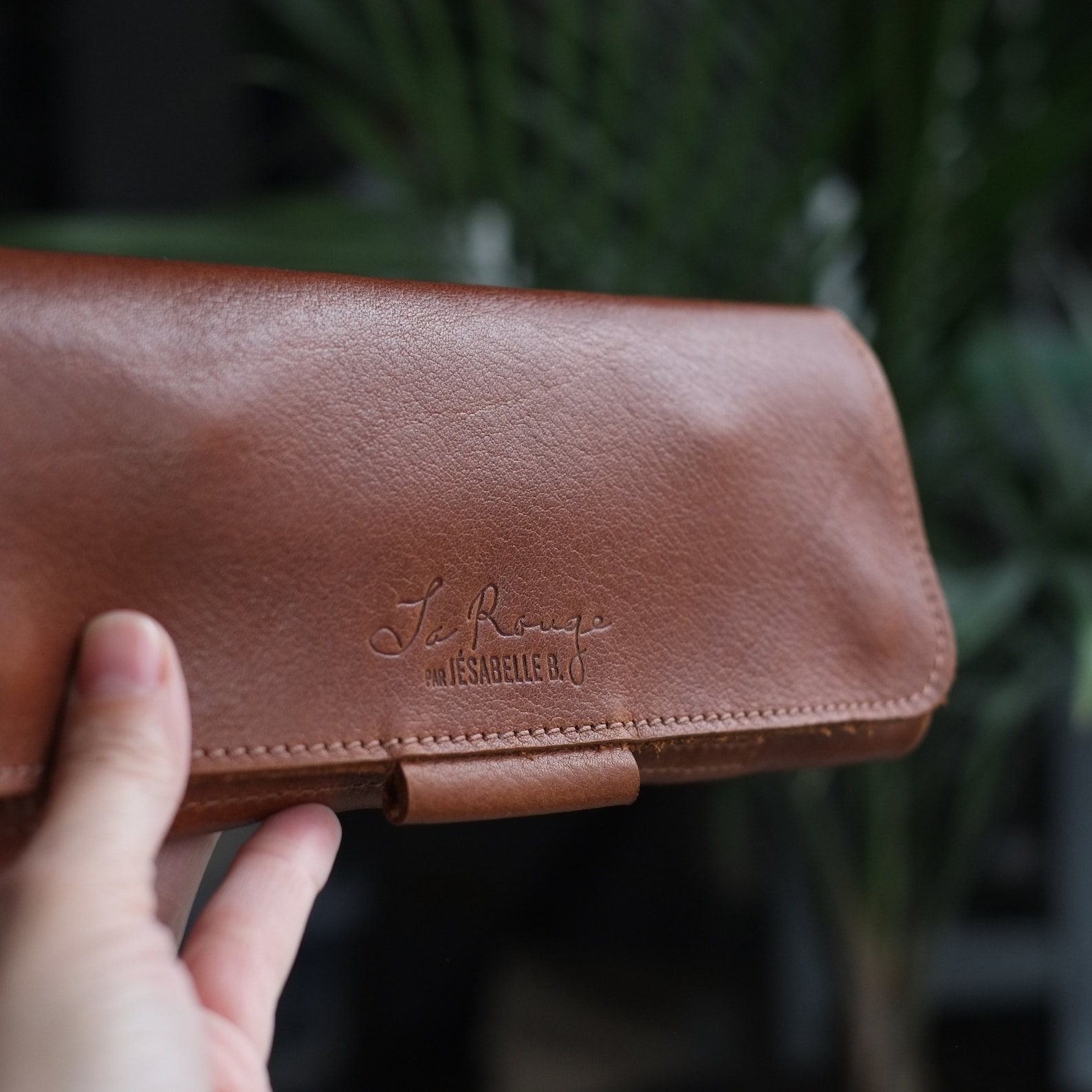 Brown leather needle case Case for interchangeable needle Etsy