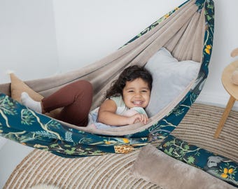 Hanging Swing Seat Outdoor Kids Hammock Jungle Hug Kids Hammock