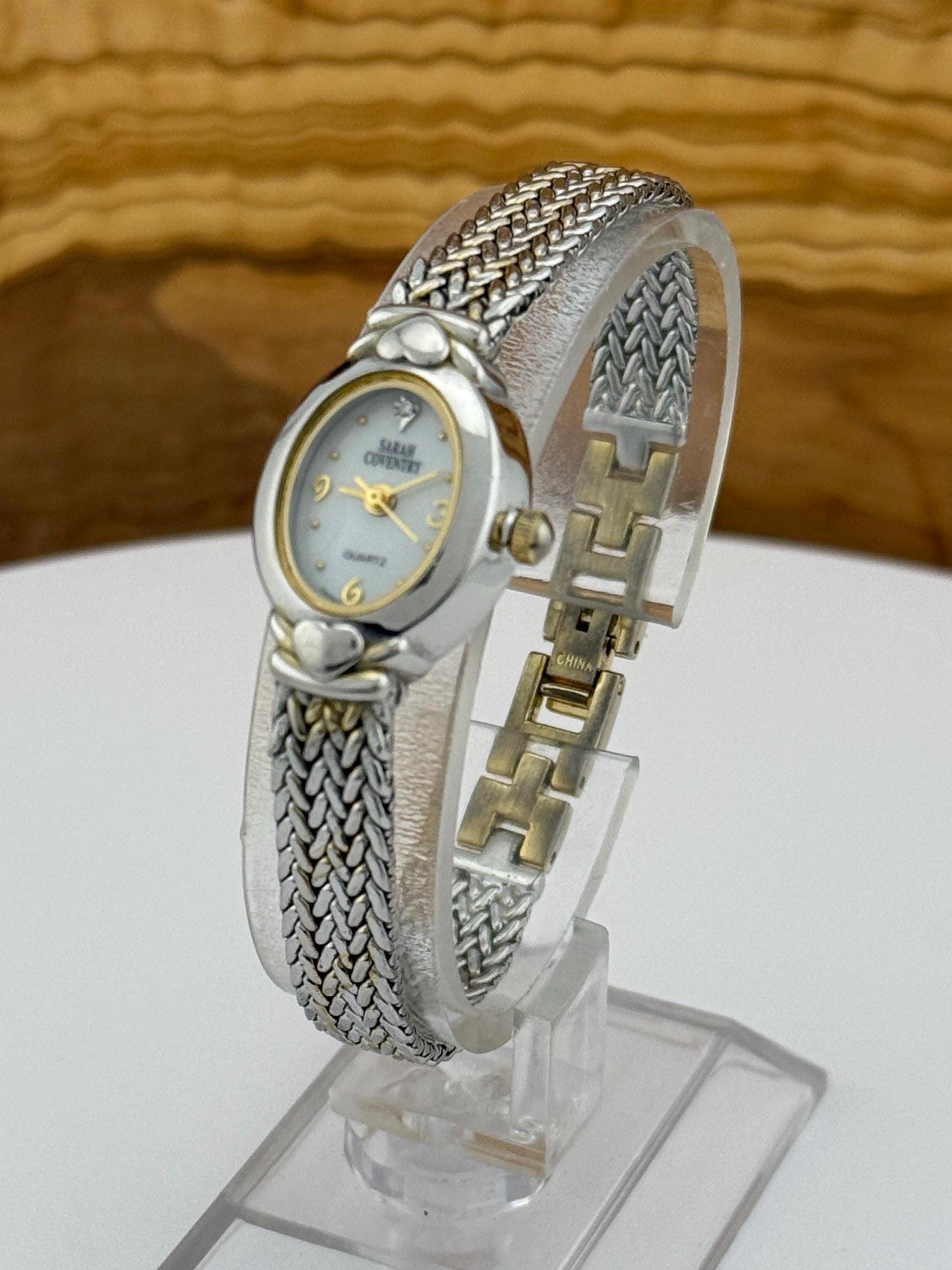Silver Tone Sarah Coventry Watch Magnetic Band Fits 5\