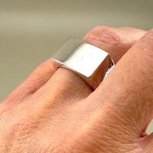 アクセサリー Mexican Jewelry Square Signet ring Sterling Silver Mexico Square Ring - Etsy