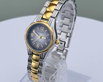Seiko 5 Women's Automatic Watch 4207-00W0 Black Dial Gold Tone 21
