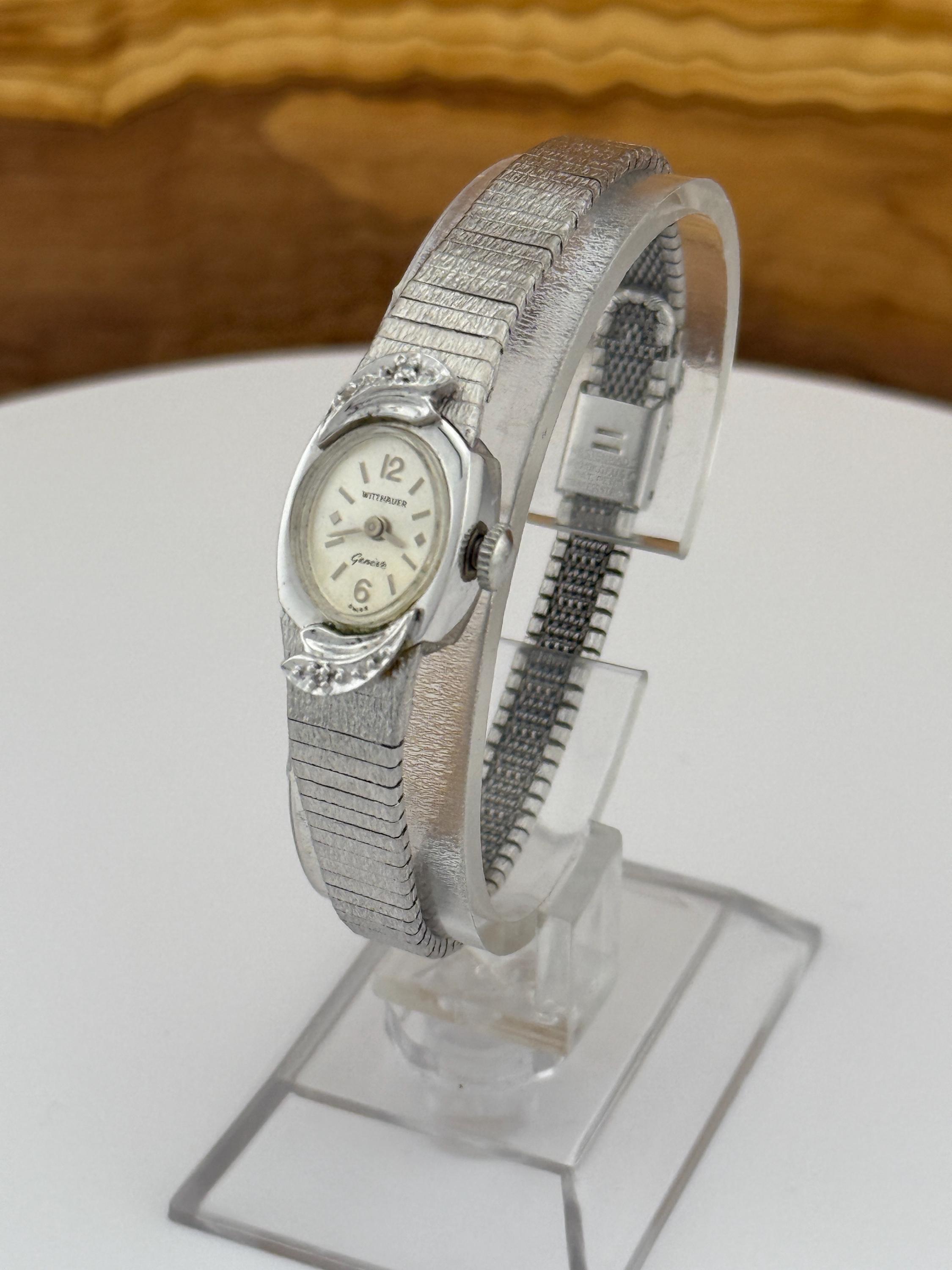 Petite Wittnauer Genève Swiss Mid-century 14mm Womens Watch – 10k