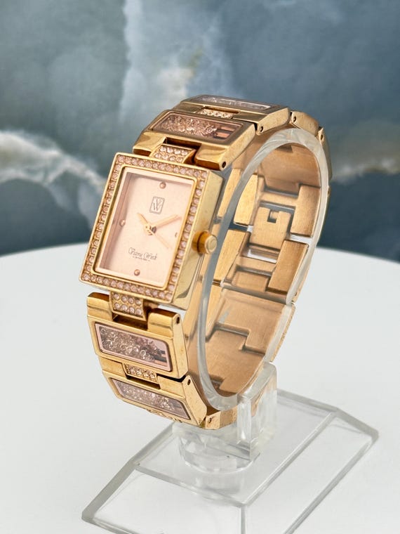 Victoria Wieck Beverly Hills Gold Tone Floating Crystal Bracelet