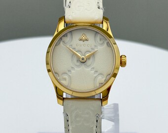 Gucci 2000L Sherry Women’s Gold Green Bezel Watch Swiss Quartz, Vintage Working Exc+5] Gucci 2000L Green Qz Ladies Vintage Watch Used  main image 4