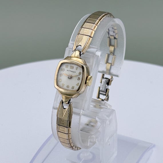 Vintage Wittnauer Bulova Swiss Mechanical 10K Gold Filled Ladies Watch Kreisler Bracelet