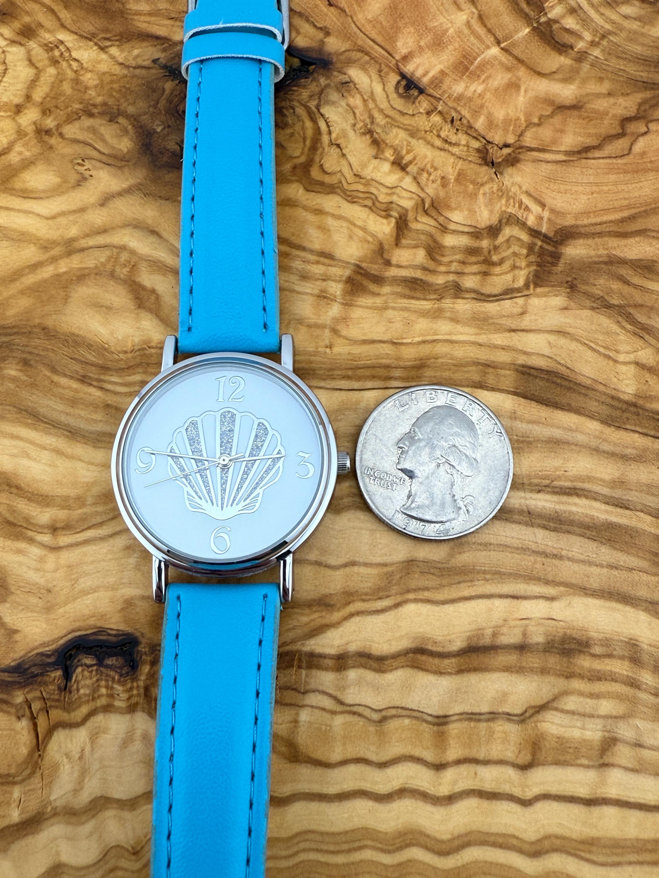 BWC Baby Blue Sparkly Face Watch Arcana-Baby Blue Steel Watch for Men | Aventurine Dial  main image 4