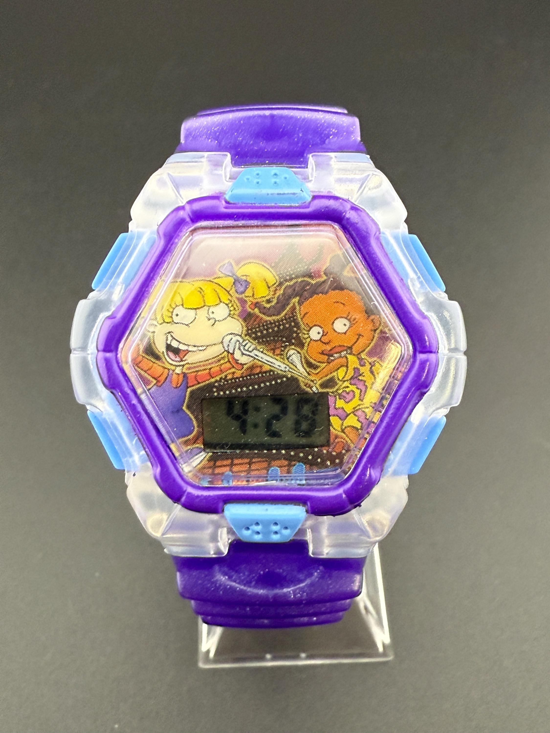 Y2k Rugrats Chatback Digital Watch Chuckie And Kimi 2000 Burger In the late  main image 2
