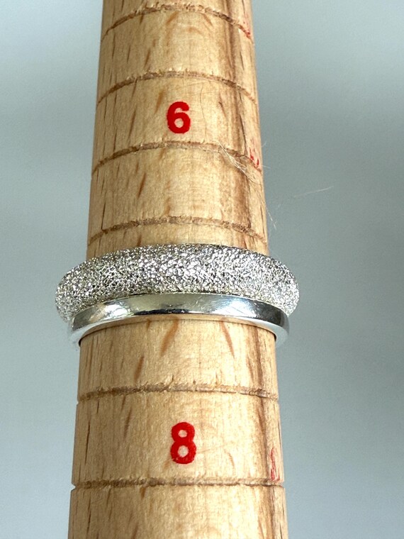 Sterling Silver Stackable Bundle - Two Bands Size… - image 5