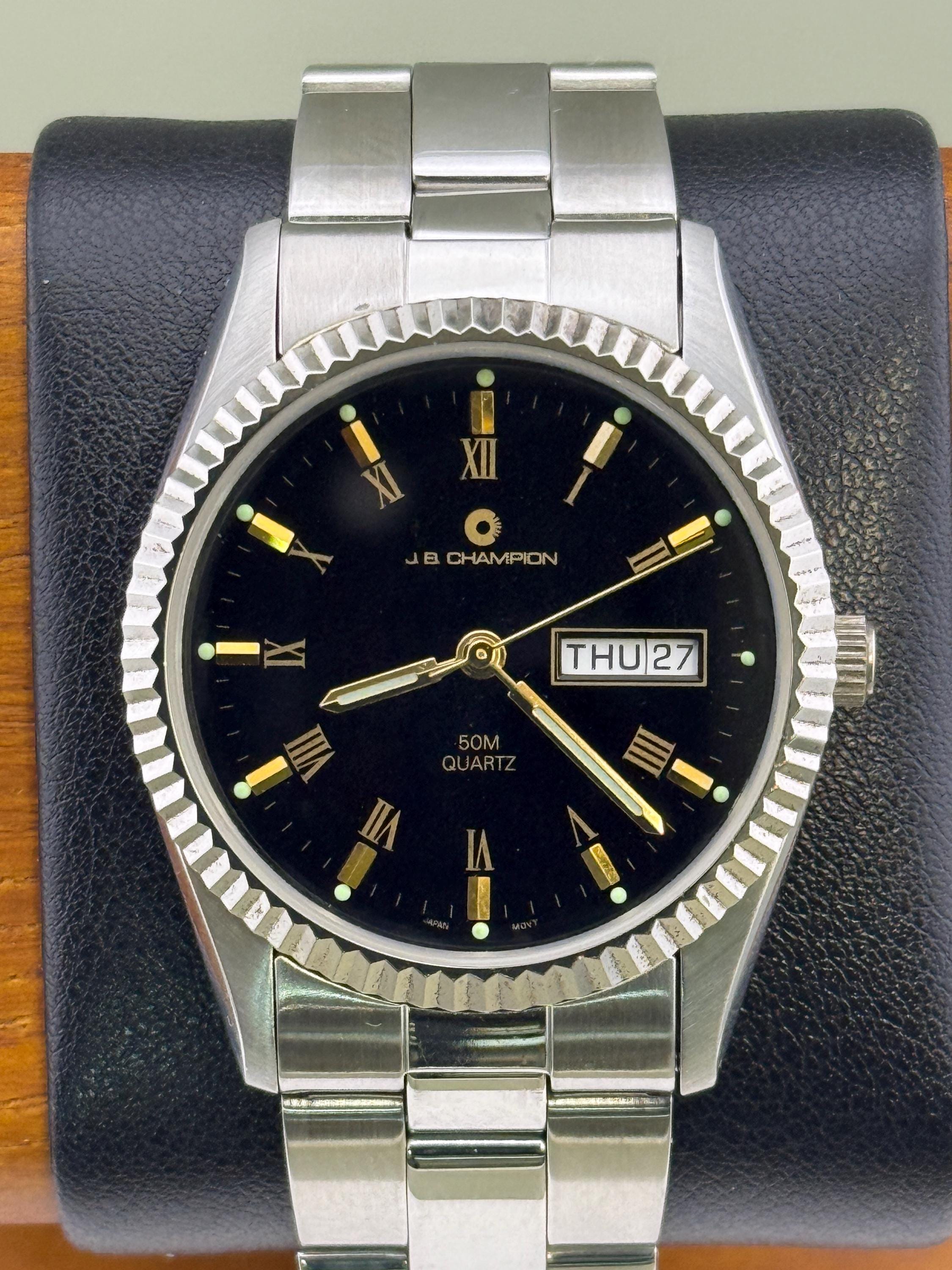 J. B. Champion Two-Tone Modernist Tank Watch - NWOT Jb Champion Watches - Etsy main image 2