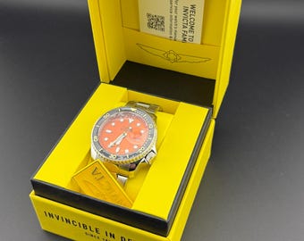 Invicta Pro Diver 47159 Men's Watch – Orange Dial, 46mm