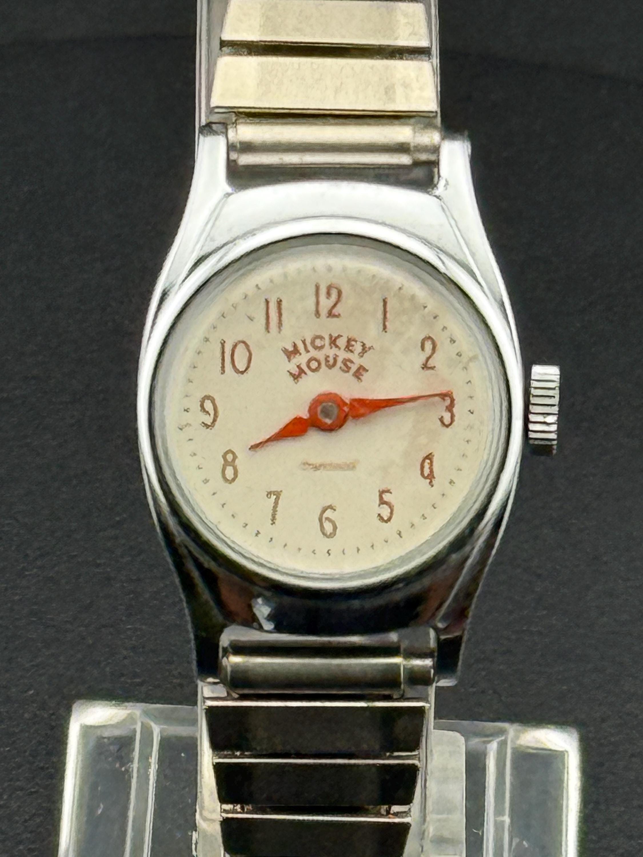 Rare Vintage Ingersoll‎ Mickey Mouse Watch (967-60) Mickey Mouse Ingersoll Watch - Etsy main image 3