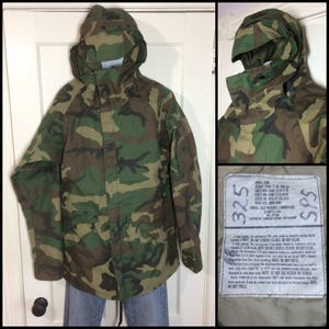 1990s 1992 Military Camouflage Cold Weather Parka Jacket Size - Etsy