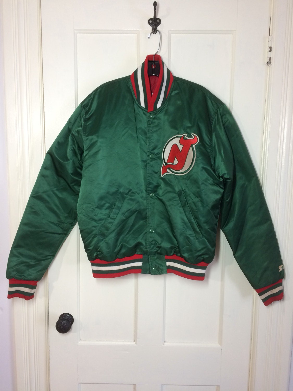 new jersey devils red and green jersey