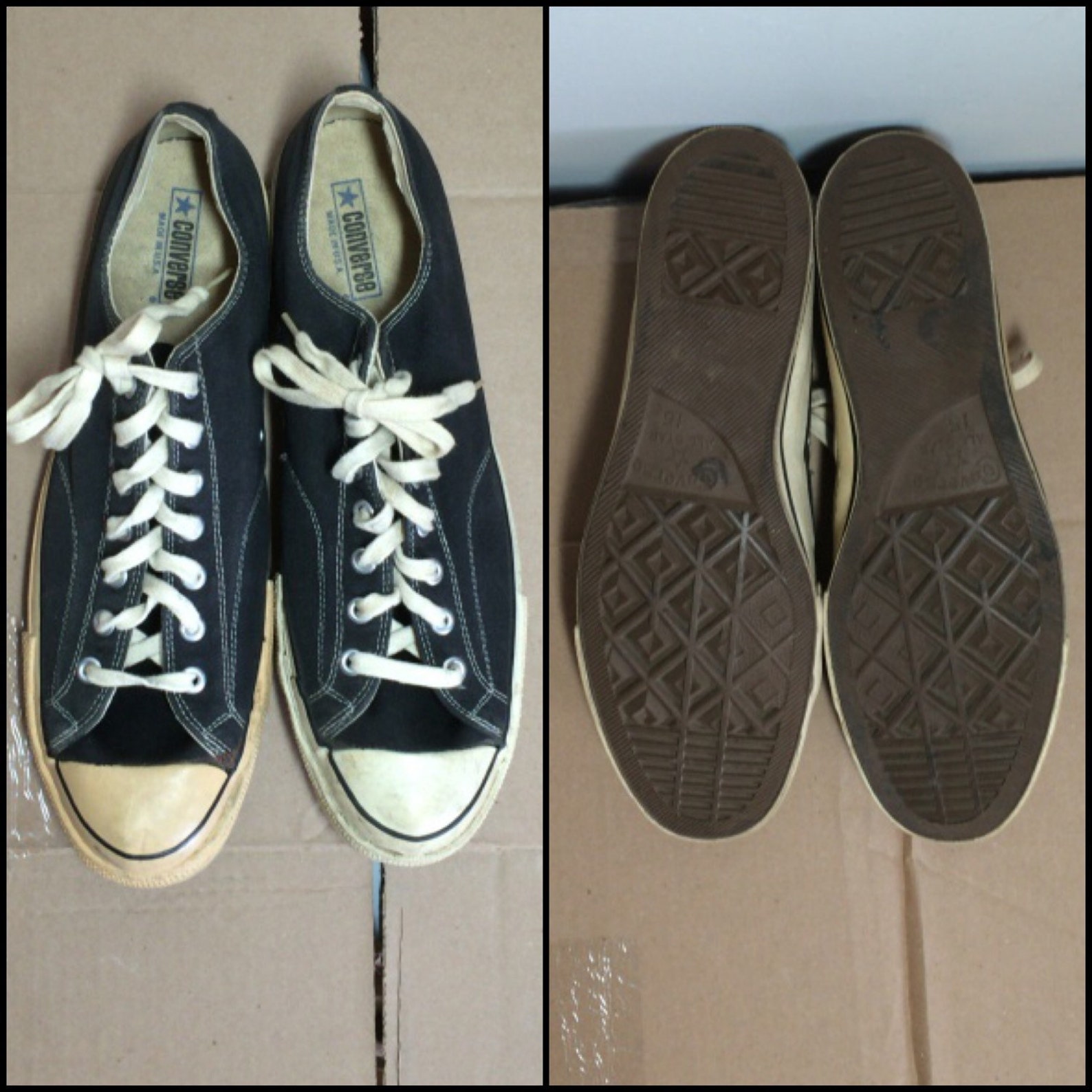 1960s Converse Chuck Taylor Made in USA Black Canvas Etsy