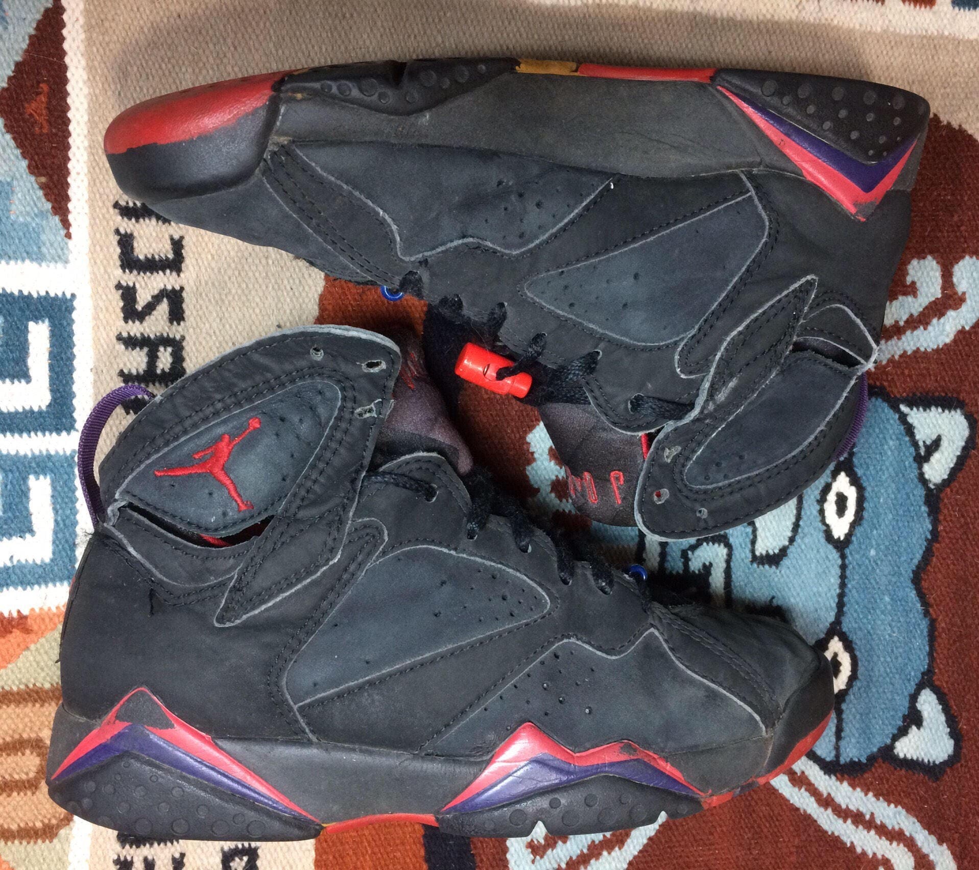 1992 Nike Air Jordan VII 7 Basketball Shoes - Etsy