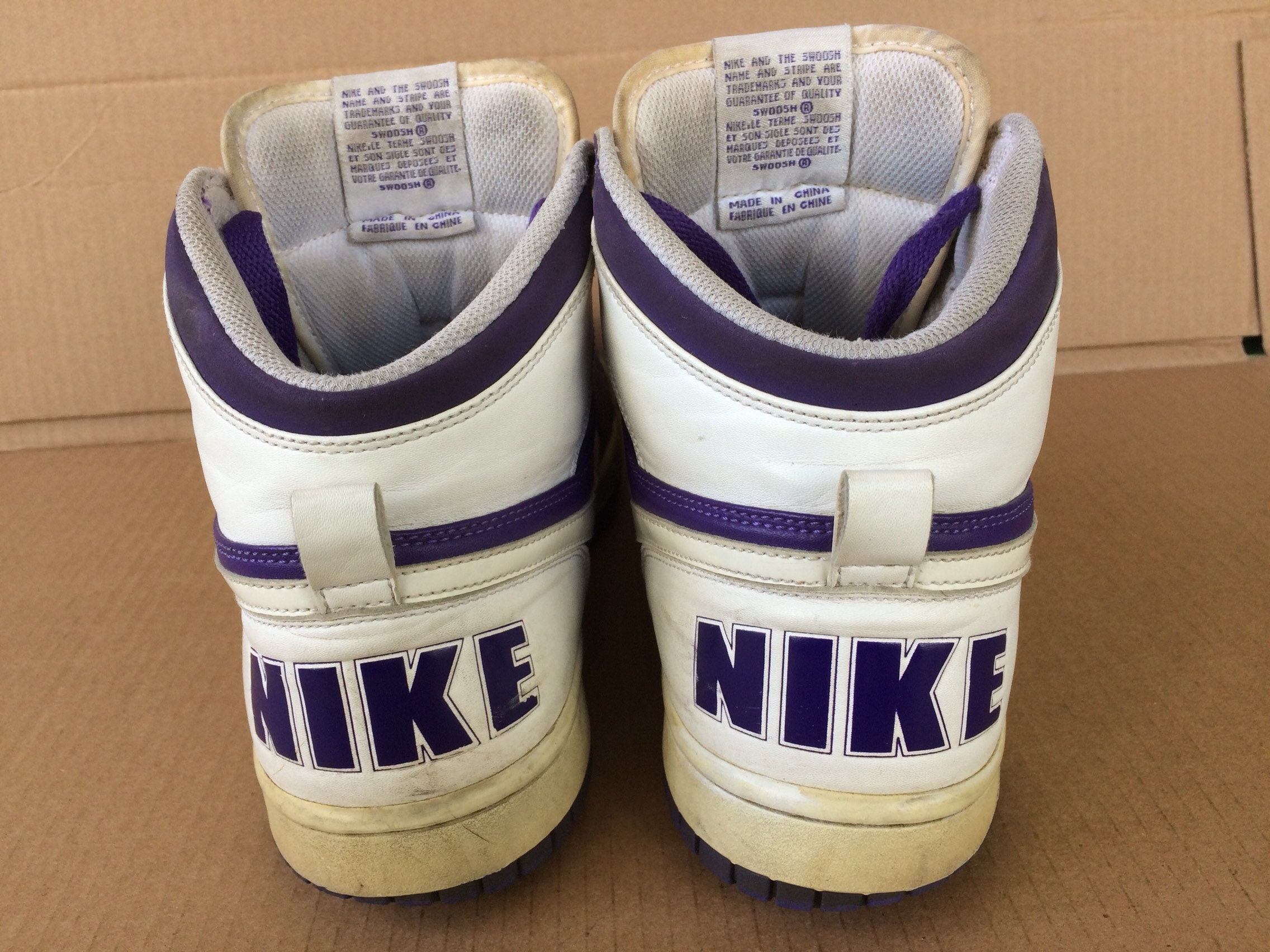 Nike Terminator Lederschuhe Hi Top Sneakers Größe 115 lila | Etsy Schweiz