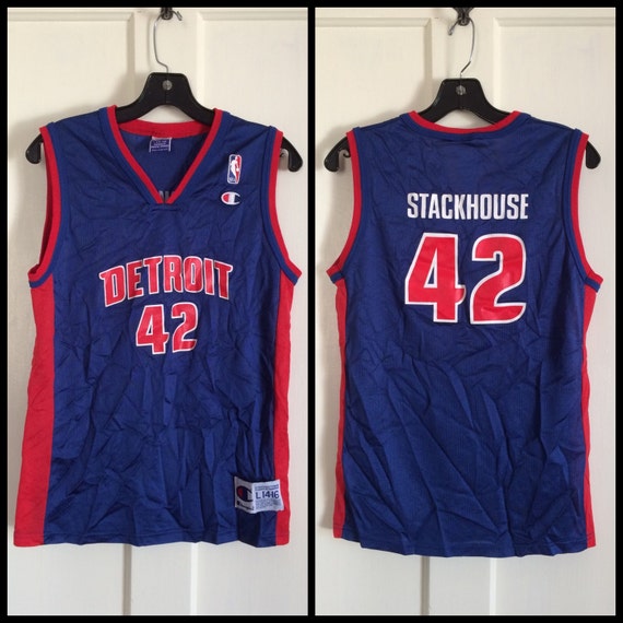 jerry stackhouse pistons jersey