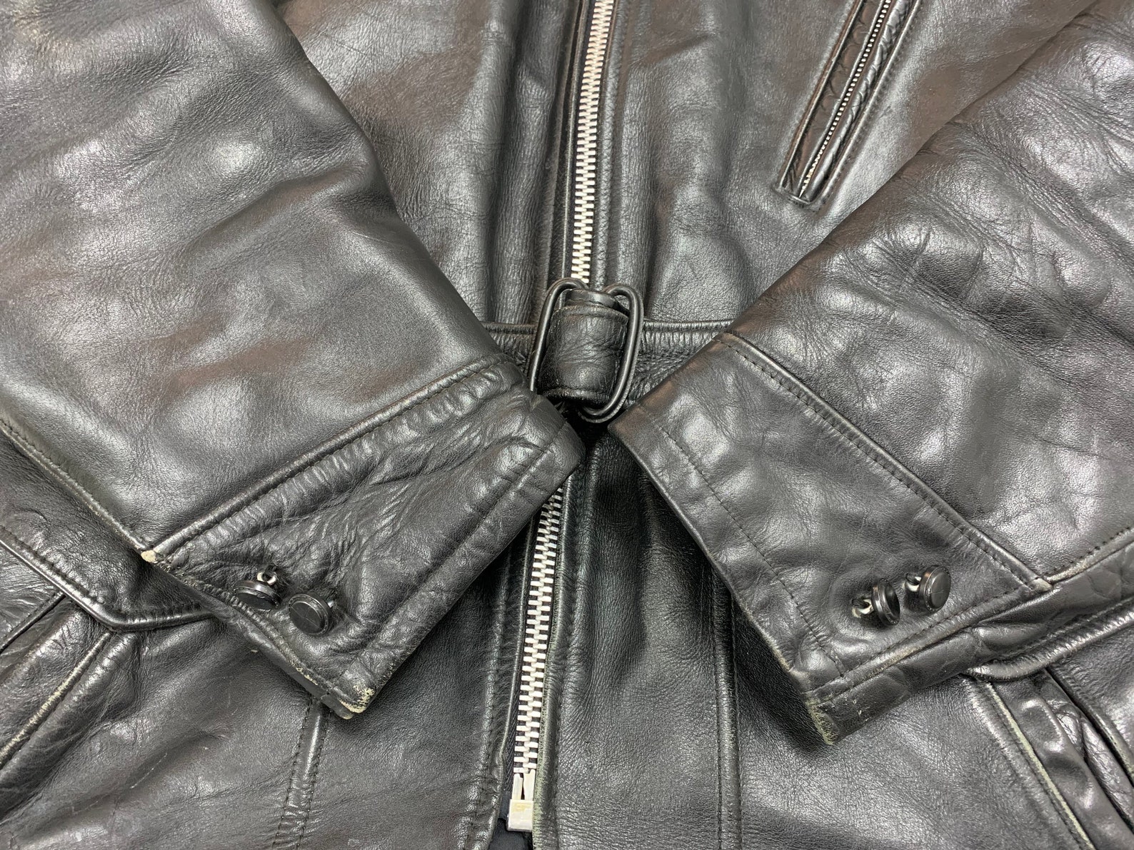 1960's Perfecto Genuine Steerhide All Hand-cut Belted - Etsy