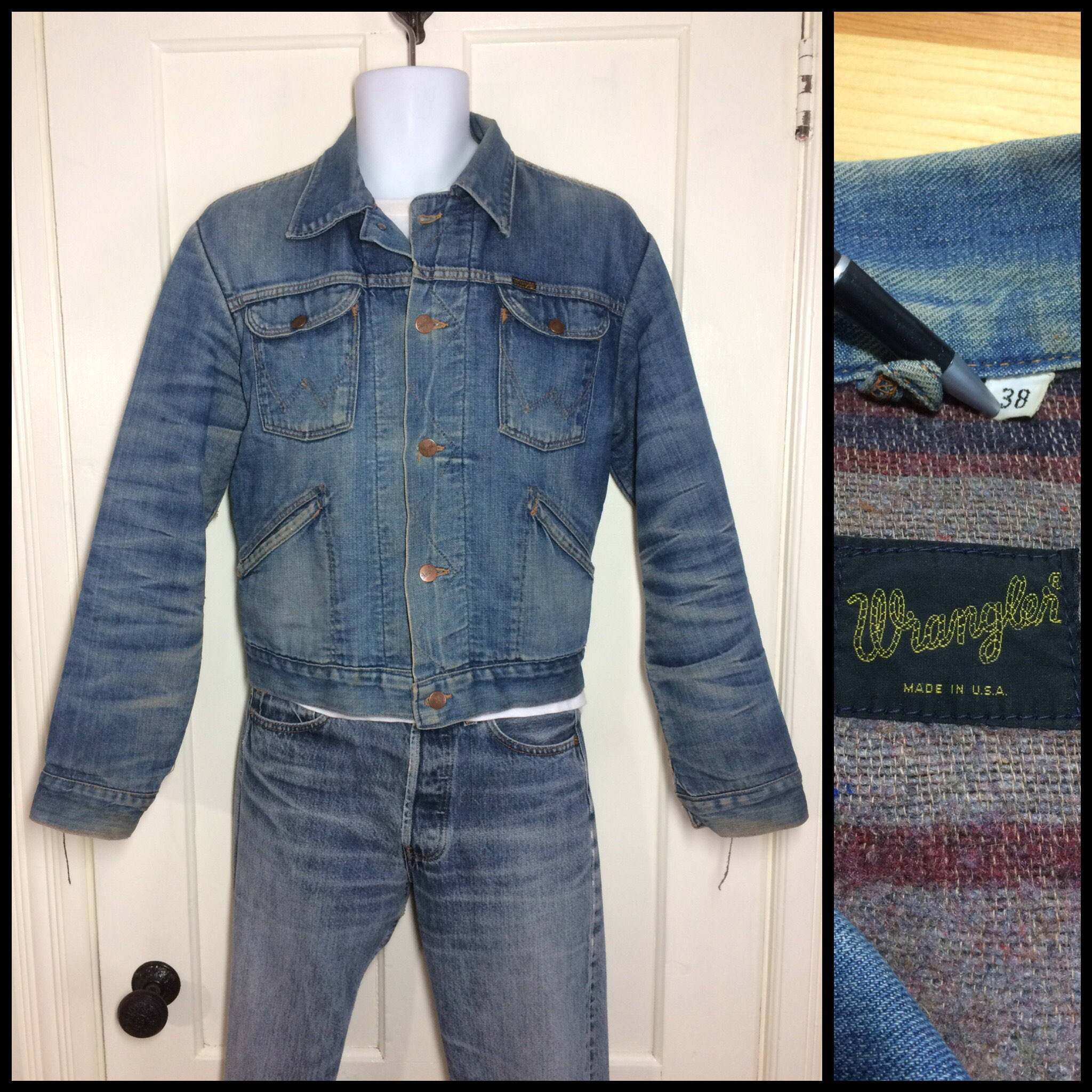 1970s wrangler denim jacket