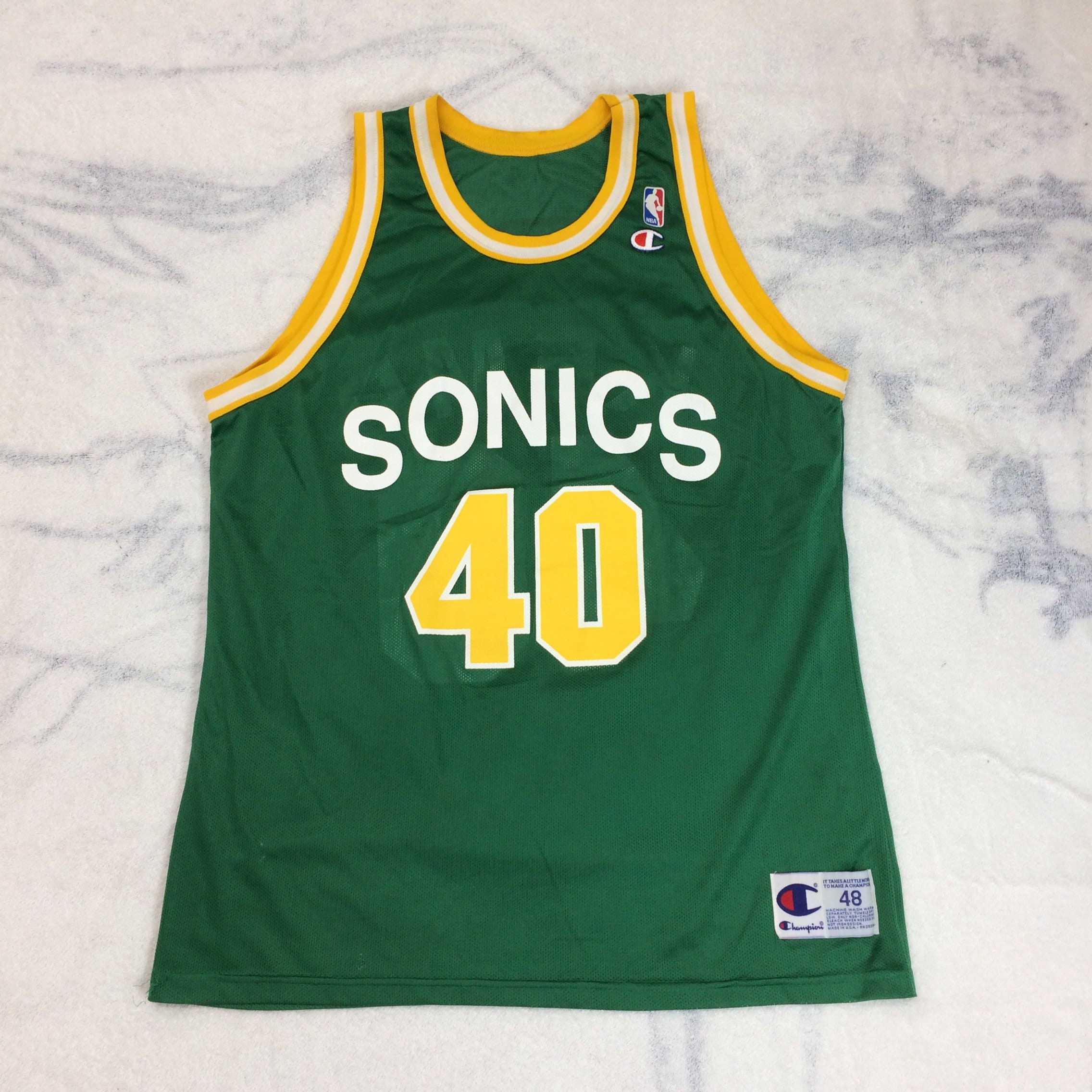 1990s Shawn Kemp Seattle Sonics 