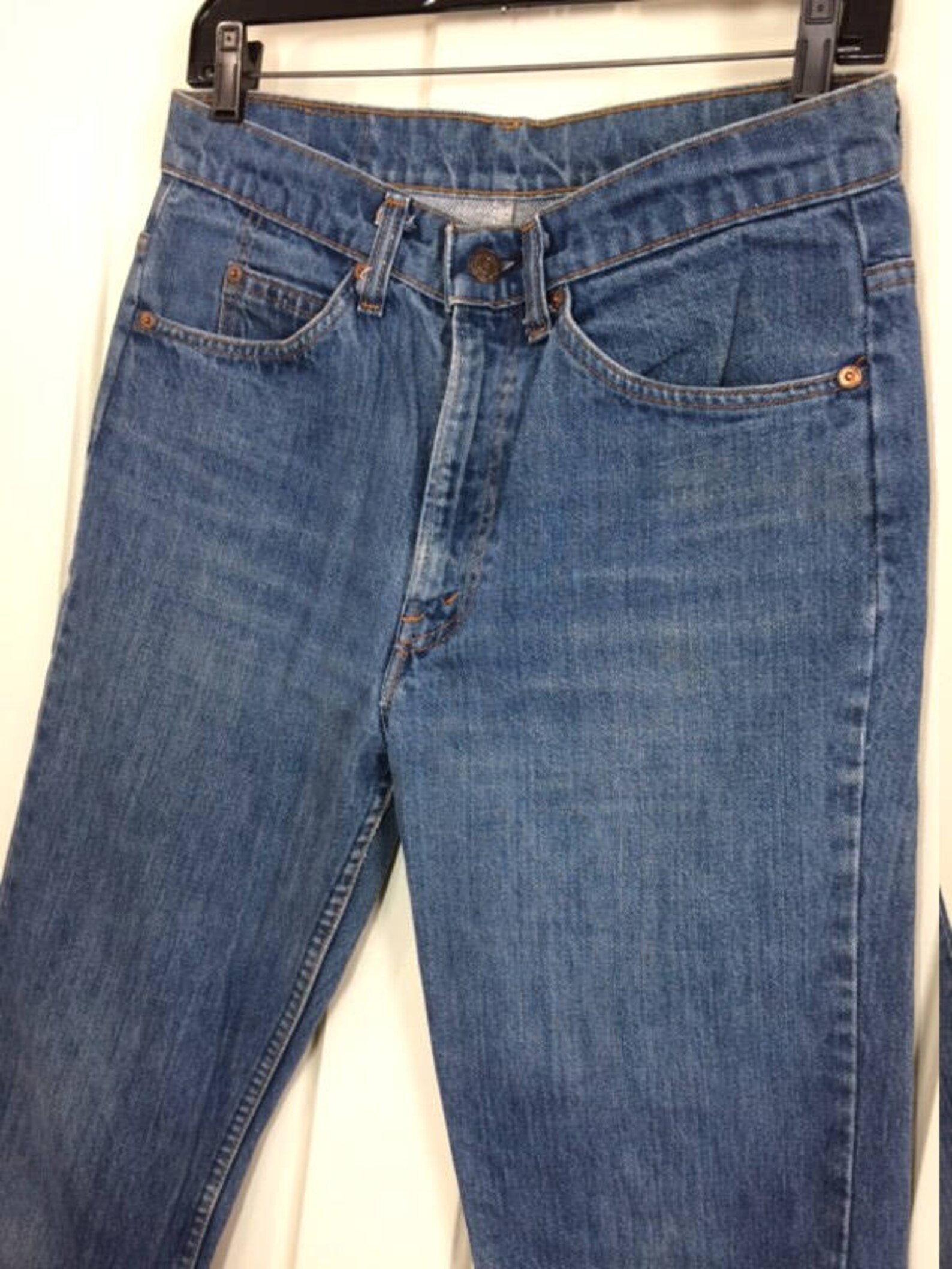 1970s Levi's 517 Orange Tab Boot Cut Flare Faded Blue - Etsy