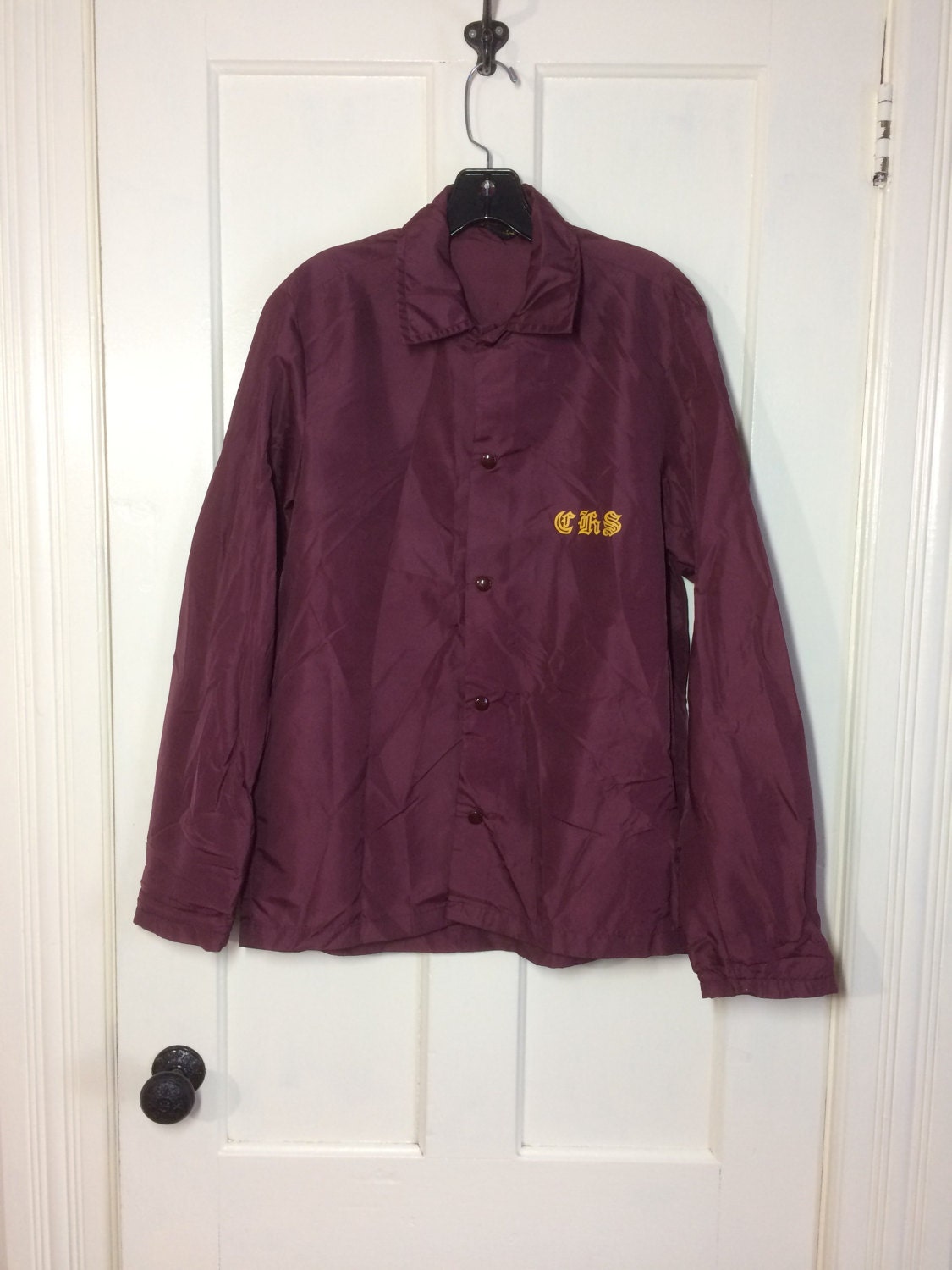 champion burgundy windbreaker