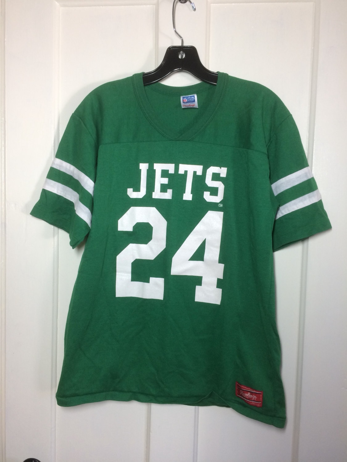 New York Jets 1980s Throwback Limited Custom Jersey - All Stitched