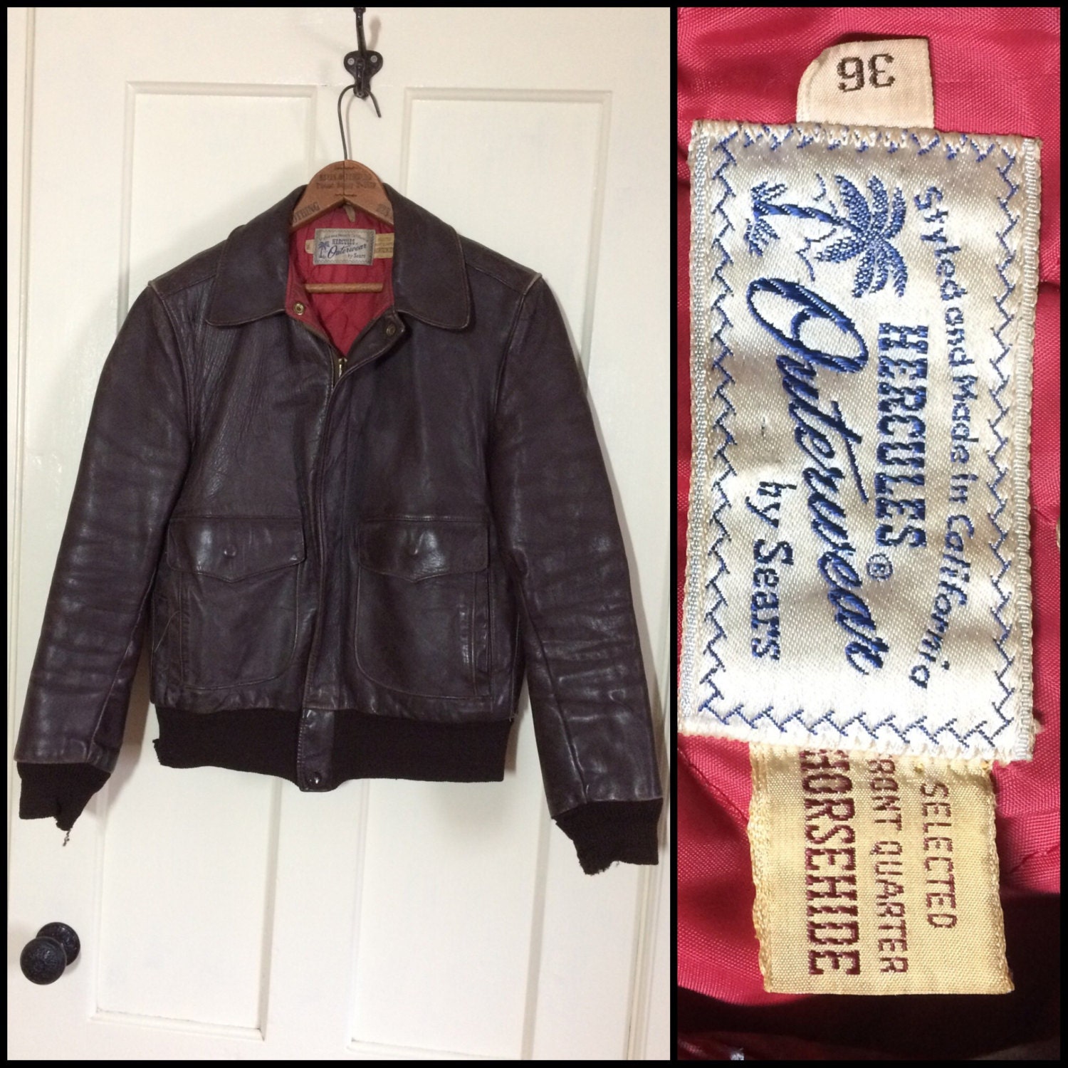 sears bomber jacket