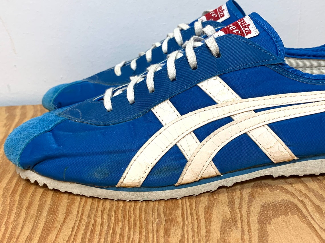 1960s 1970s Onitsuka Tiger Bostons running shoes made in Japan Etsy