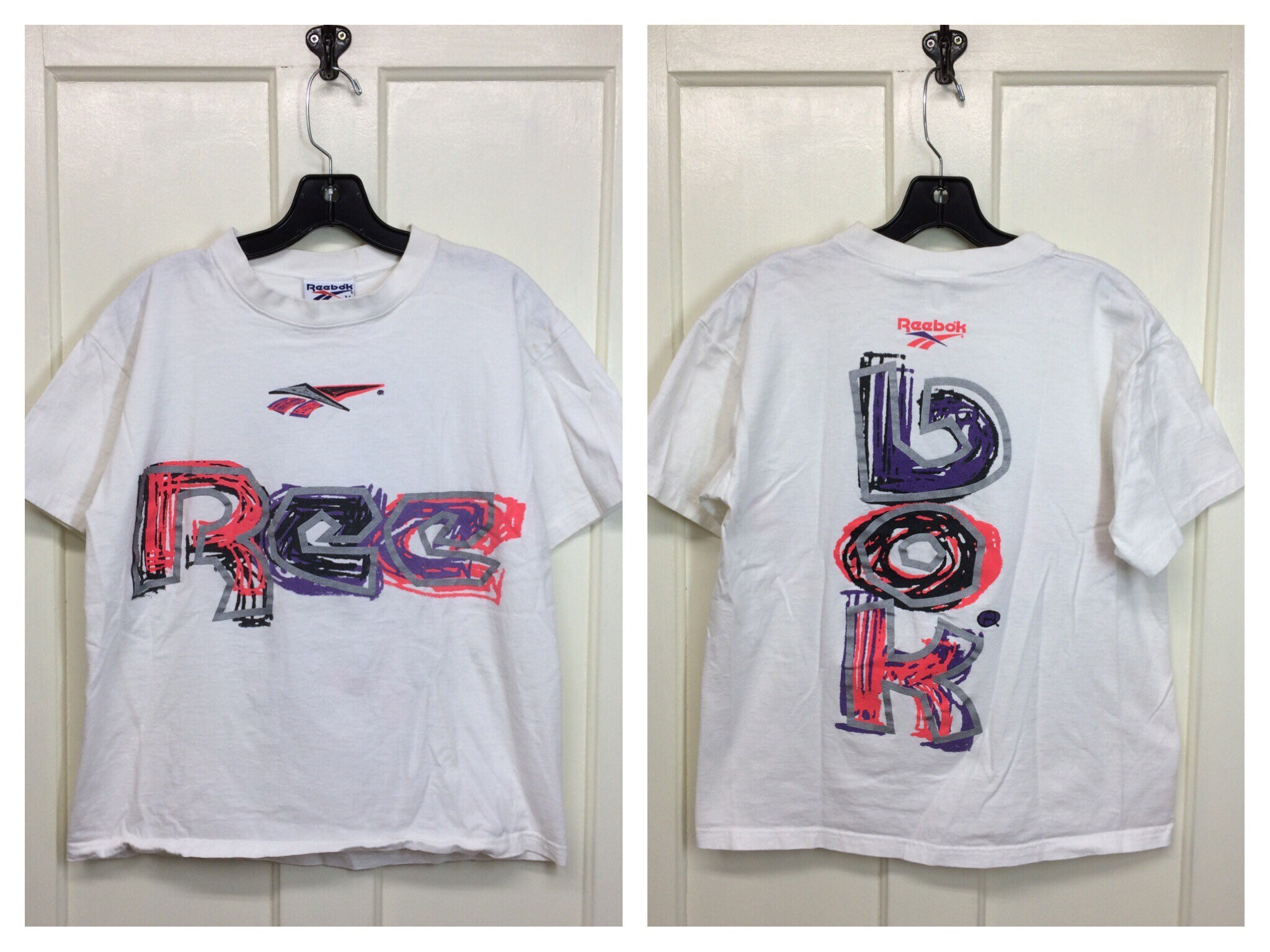 reebok t shirt silver