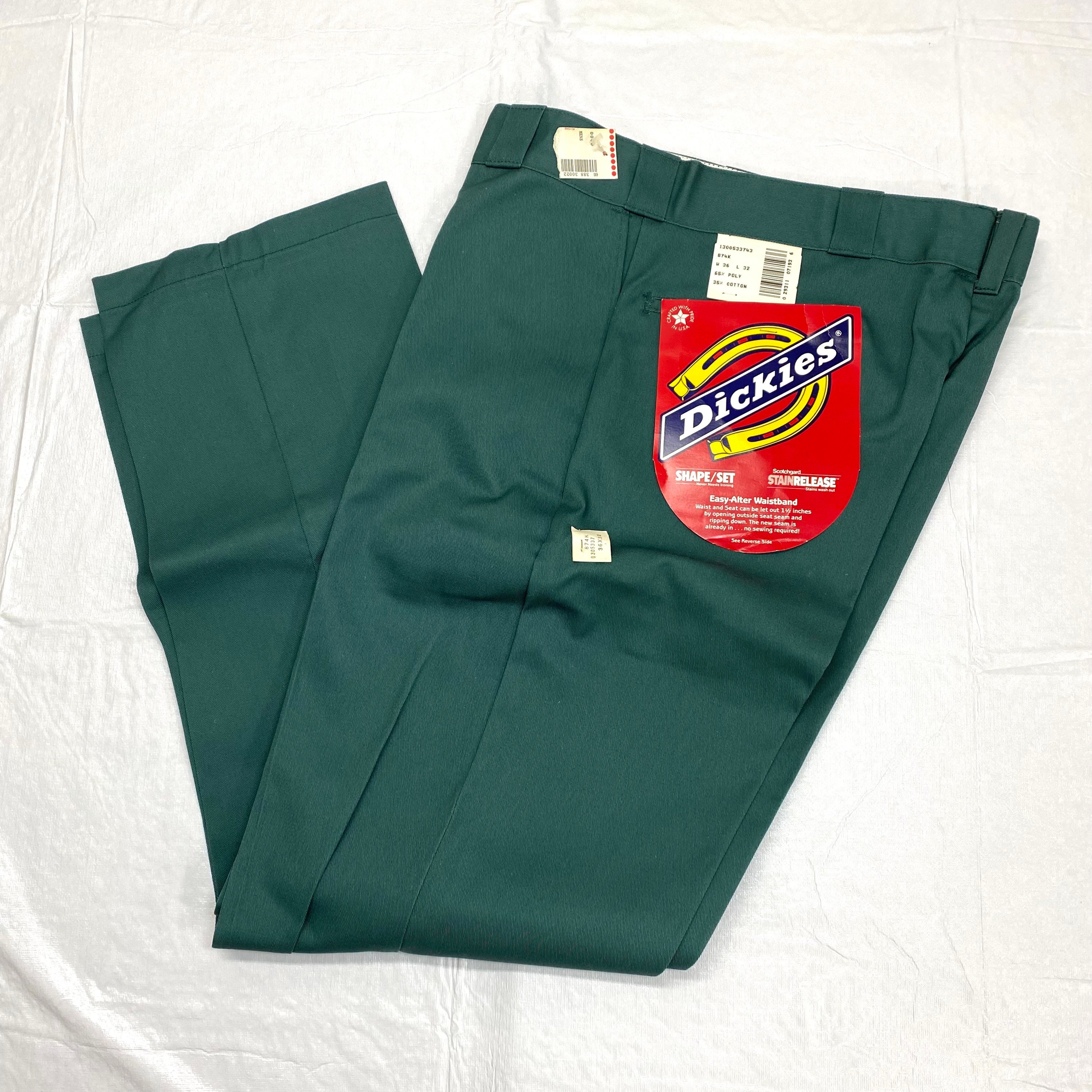 1980s Deadstock Dickies Chinos Work Pants Green Size 36x32 NWT - Etsy