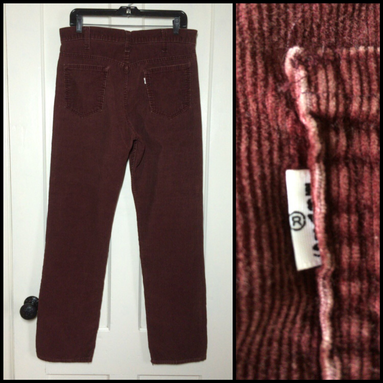 levi's red corduroy pants