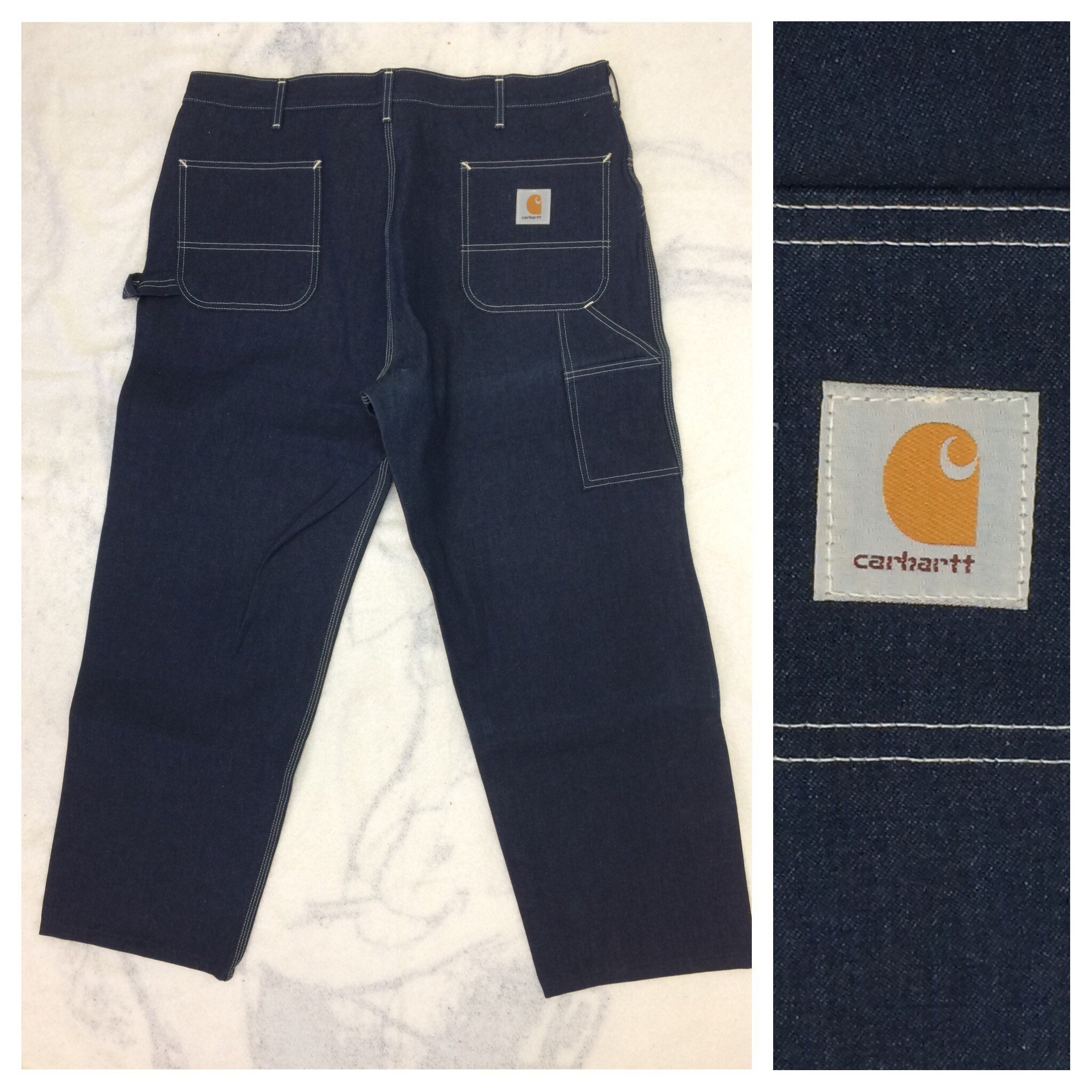 dark blue carhartt pants