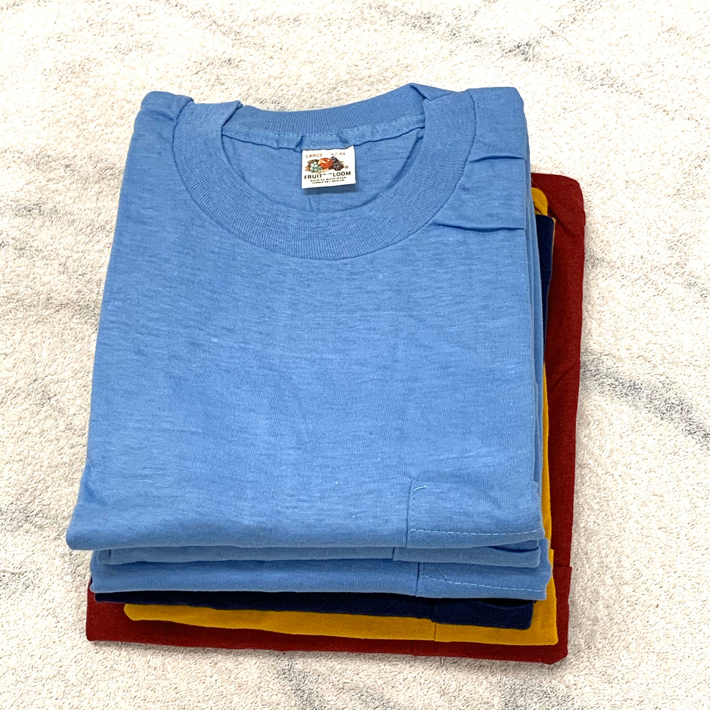 fruit of the loom pocket tees