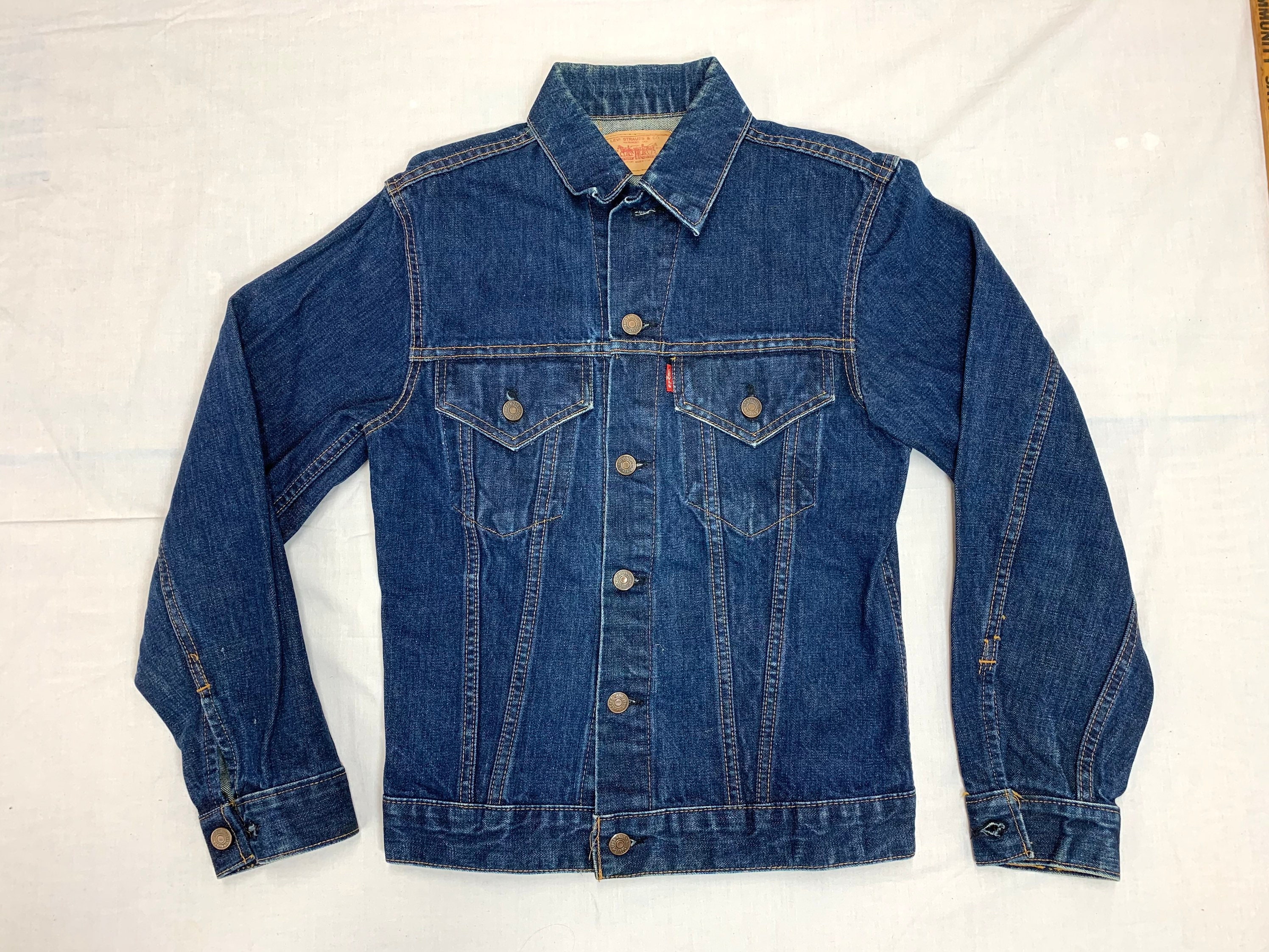 1960s Levis Big E Indigo Blue Denim Jean Jacket Size 34 XS - Etsy