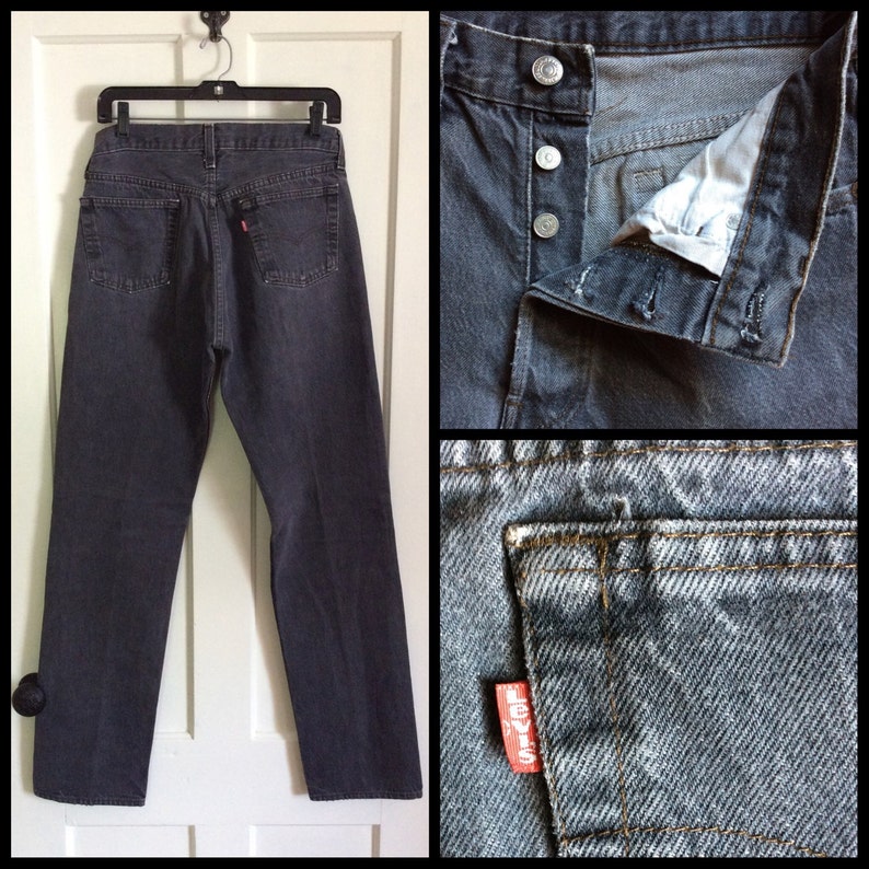 black distressed levi jeans