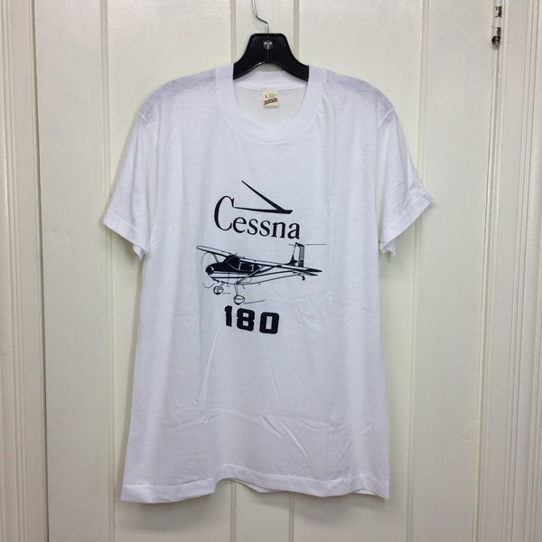 T-shirt Homme Cessna - Taille XL - Coton 100% - Fabriqué Aux USA - Graphique USA - Neuf Avec étiquettes