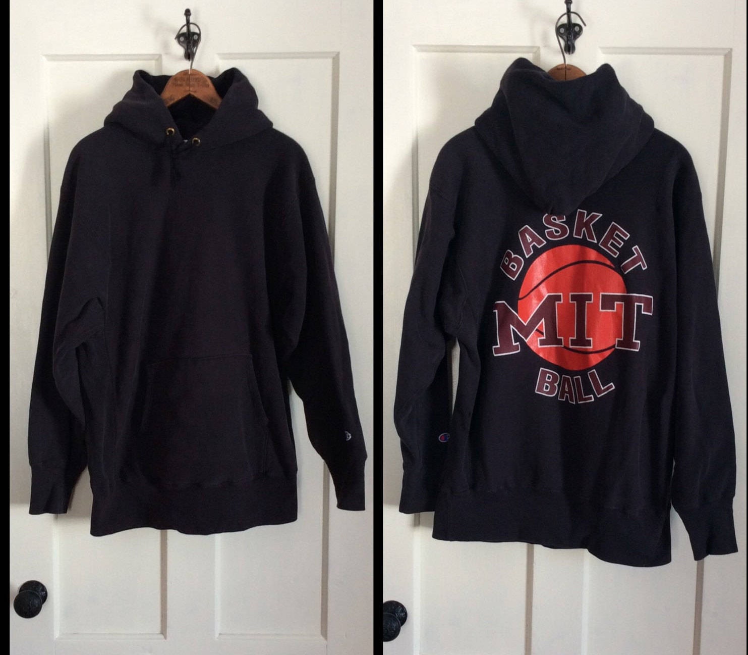 champion back print hoodie