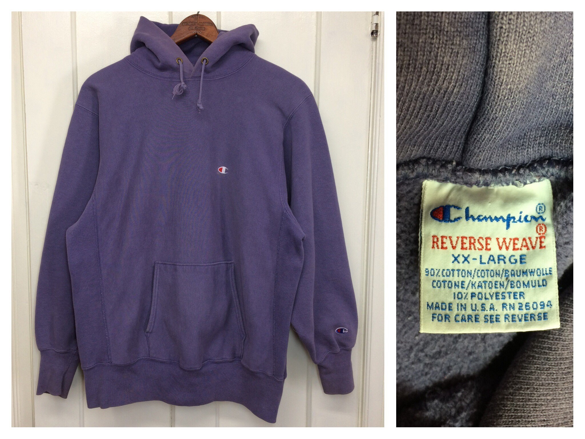 champion reverse weave hoodie xxl