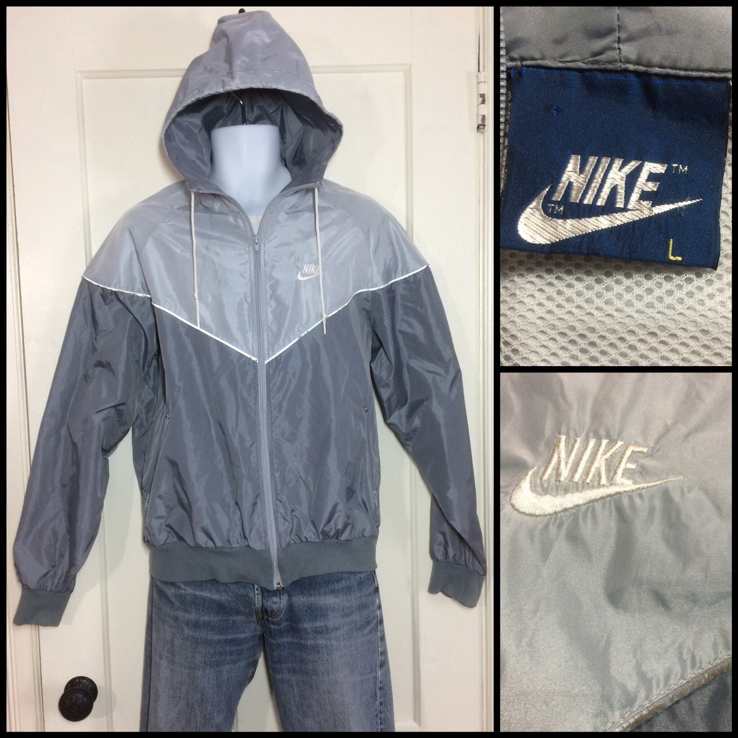 nike 2 tone windbreaker