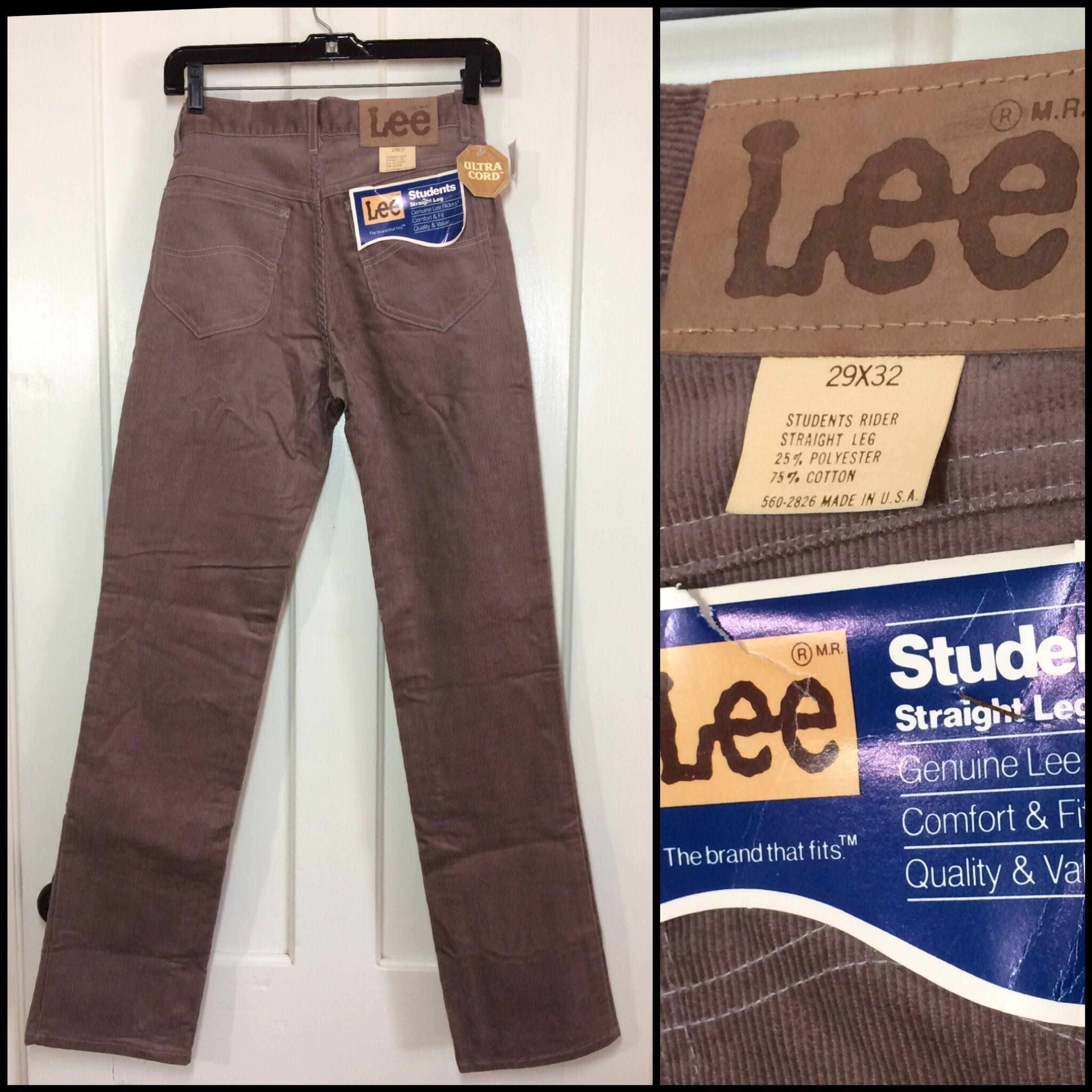 deadstock lee cord jeans