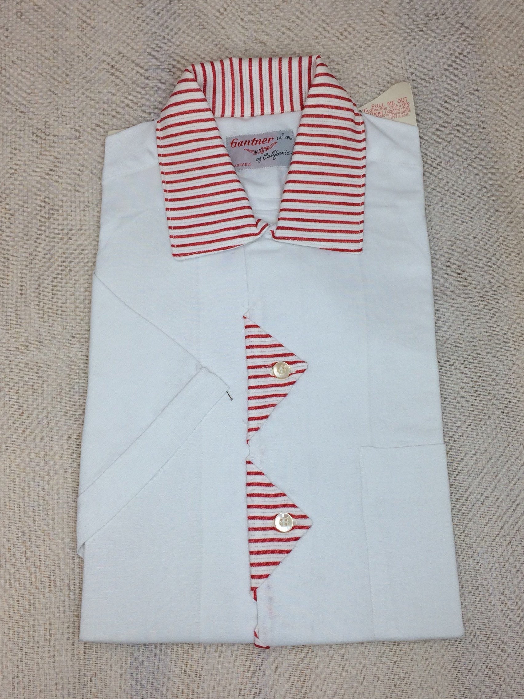 1950s Deadstock Short Sleeve Rayon Loop Collar Shirt Size - Etsy