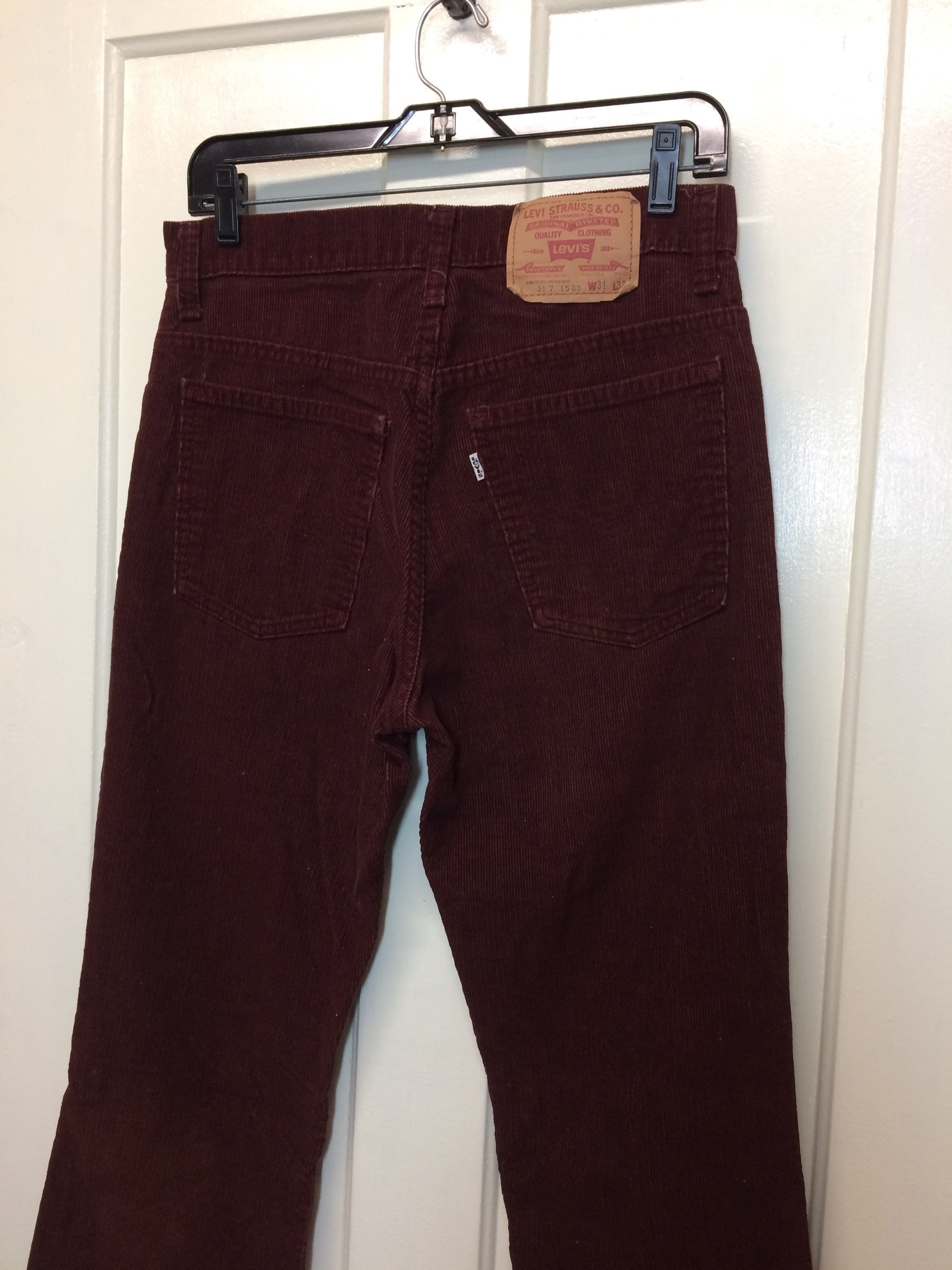 burgundy levis