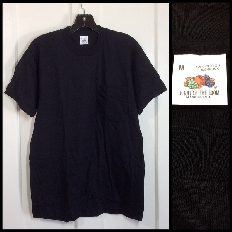fruit of the loom pocket tees