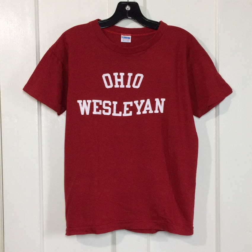 wesleyan champion t shirt