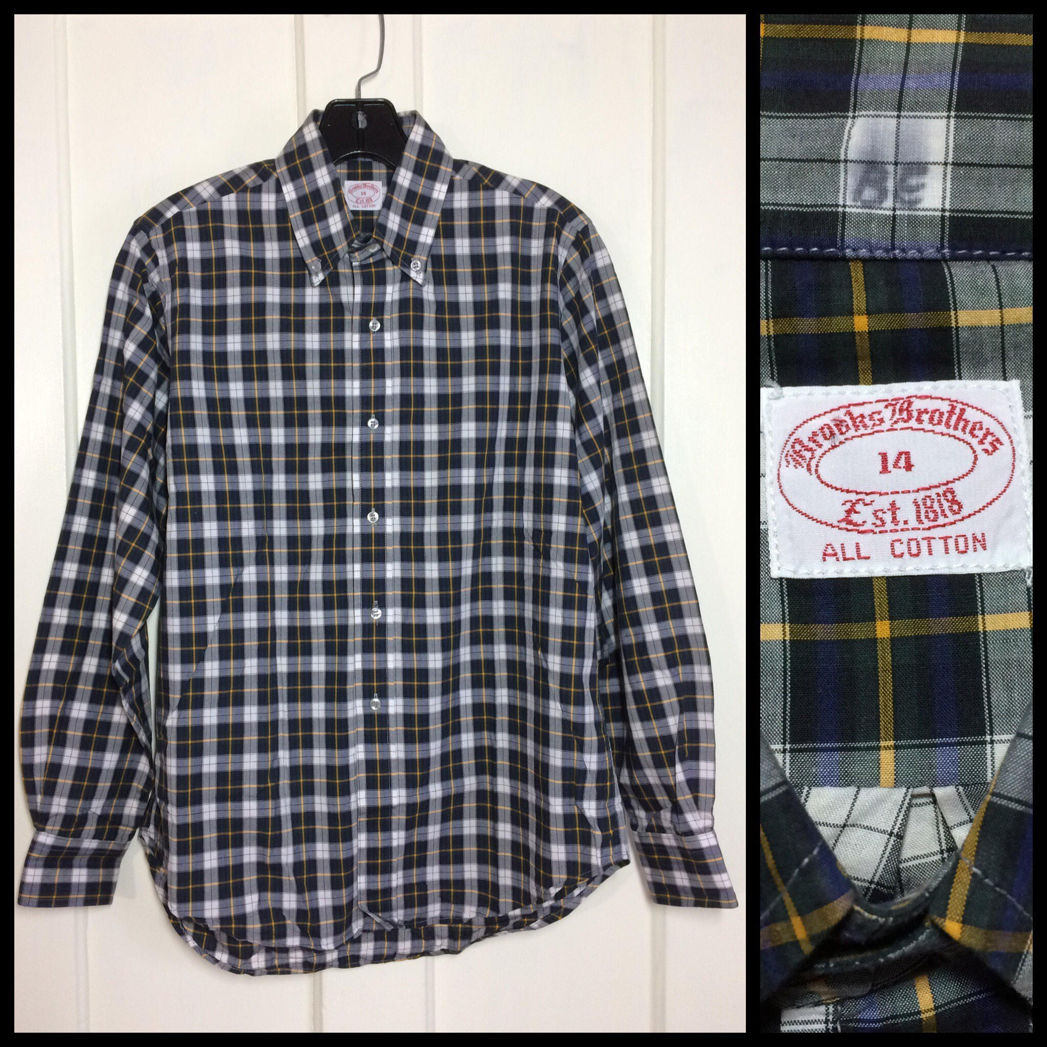 brooks brothers dress shirt sizes