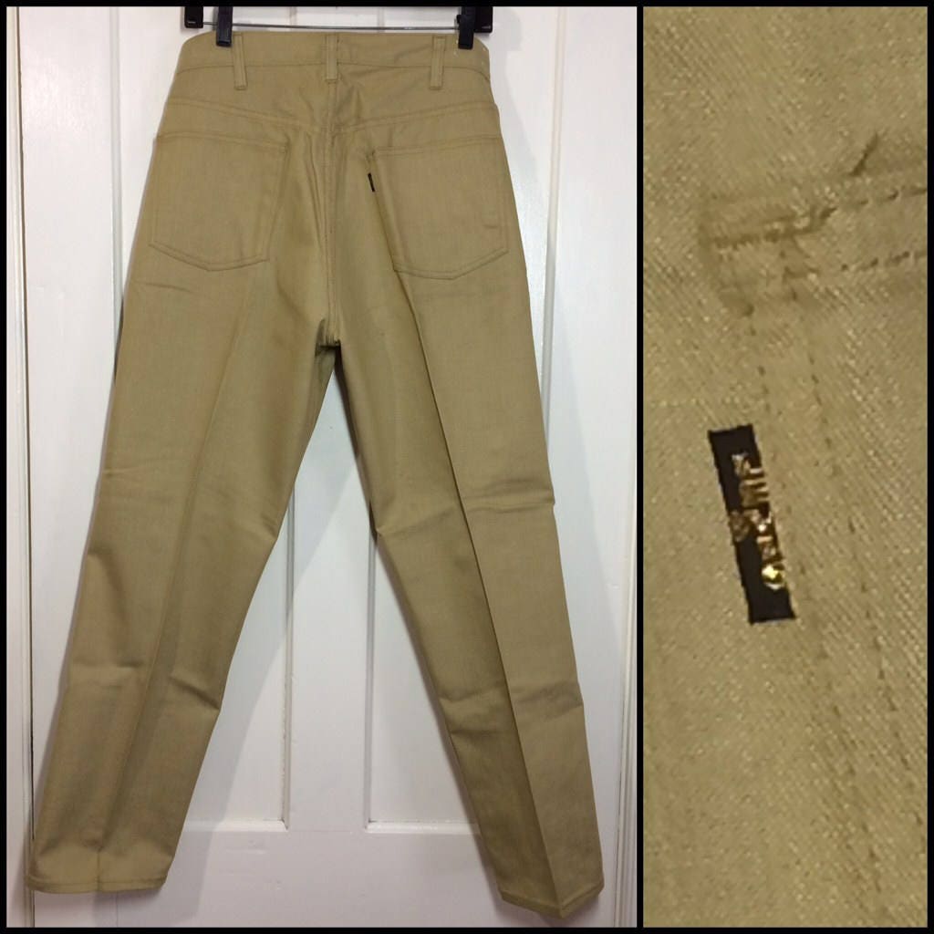 1960s Deadstock LEVI'S Big E Sta Prest Peg Leg Tapered - Etsy