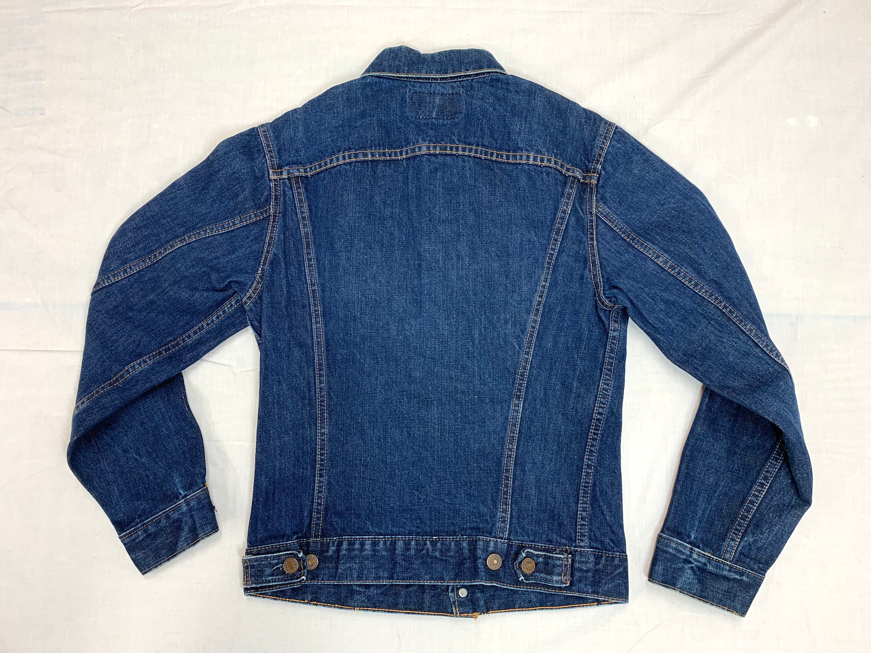 1960s Levis Big E Indigo Blue Denim Jean Jacket Size 34 XS - Etsy Canada