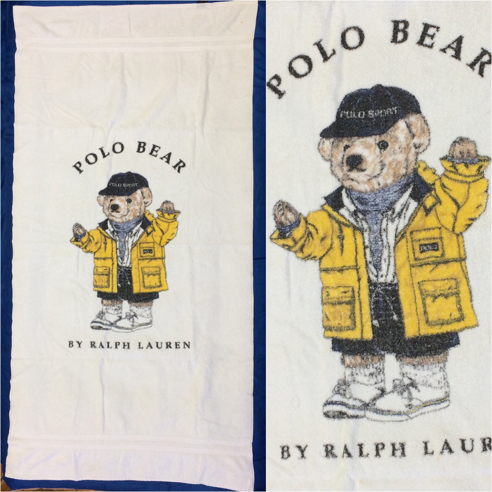 ralph lauren teddy bear towel