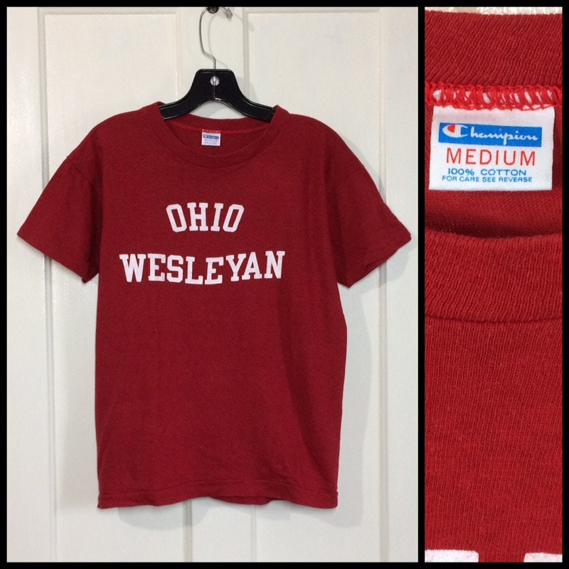 wesleyan champion t shirt